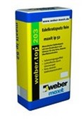 WEBER webertop 203 aquabalance - 1,5mm škrábaná omítka barevná jemnězrnná 25kg